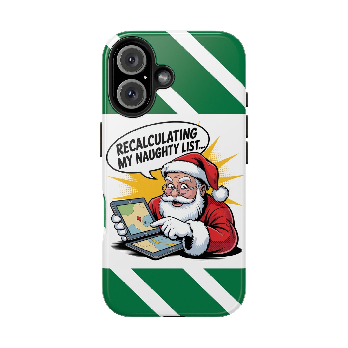 Santa Naughty List Phone Case - Tough & Fun Holiday Protection