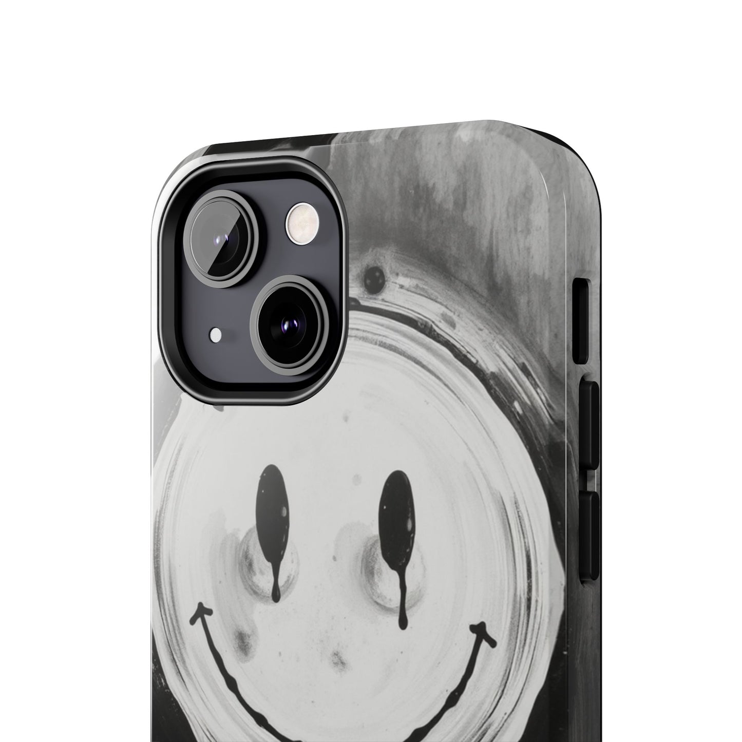 Dripping Smiley Tough Phone Case - Stylish & Durable Protection