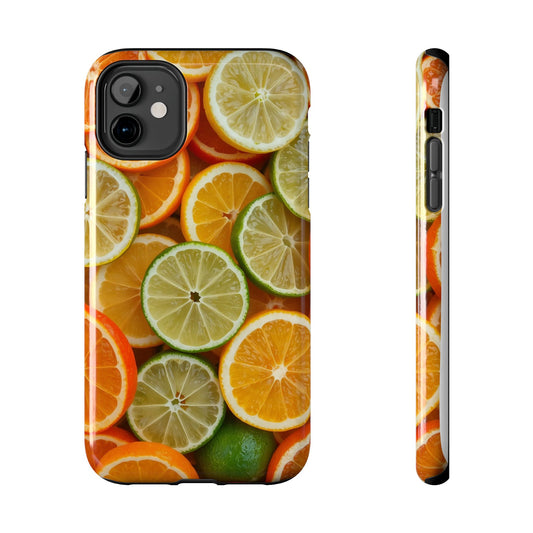 Citrus Slice Tough Phone Case – Vibrant Fruit Design for Summer Fun