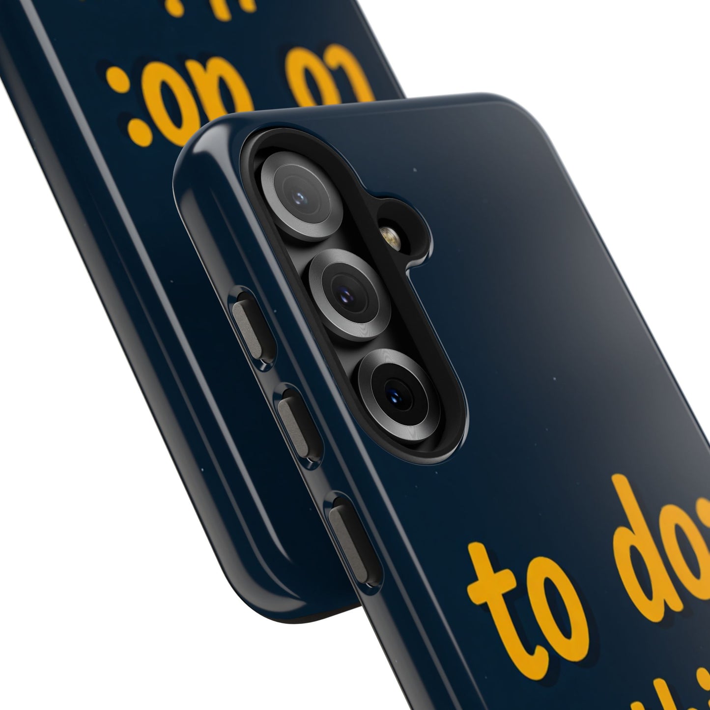 Funny Tough Phone Case - To Do: Nothing | Unique Gift for College Students, Lazy Days, Relaxation Motivation, Minimalist Phone Cover