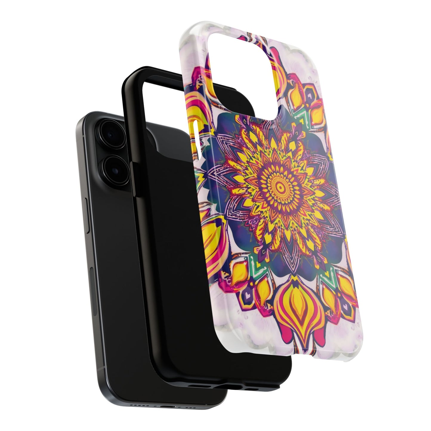 Vibrant Mandala Tough Phone Case - Boho Style Protection - for iPhone