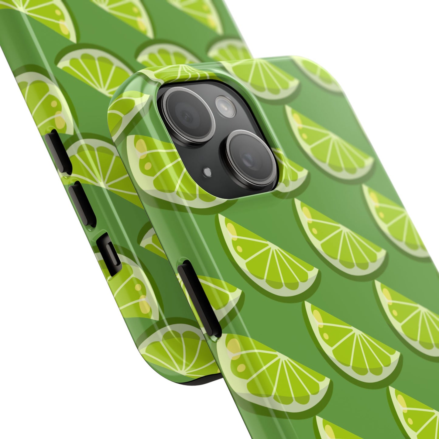 Lime Slice Tough Phone Case - Green Party - for iPhone