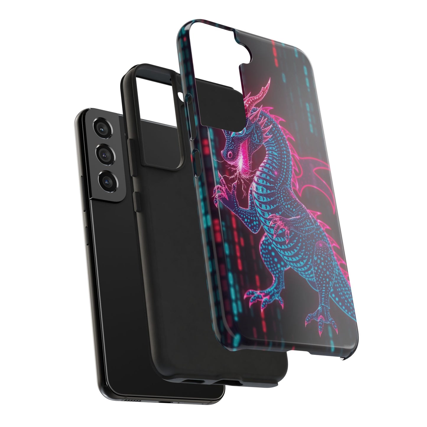 Electrifying Dragon Phone Case - Tough, Stylish Protection for Fantasy Lovers