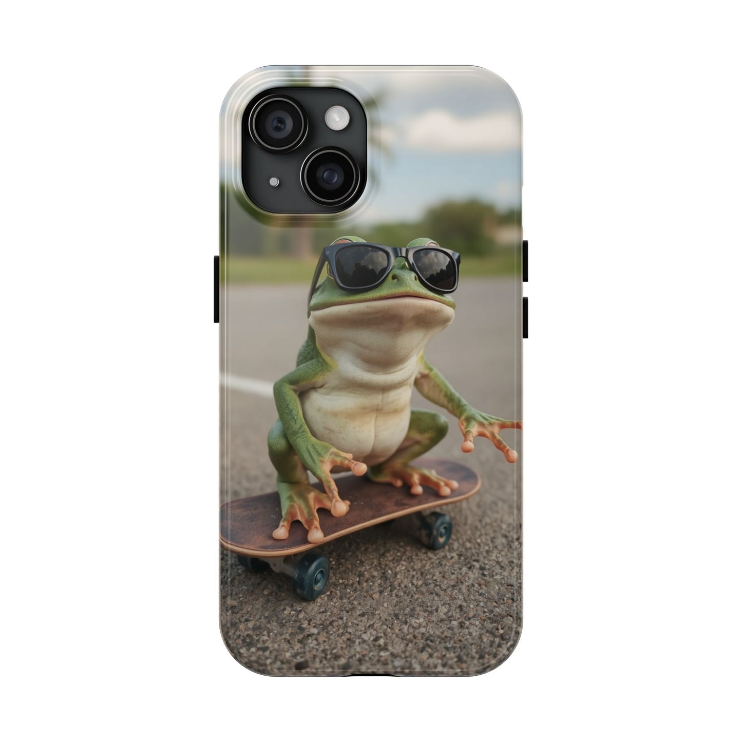 Cool Frog Skateboard Phone Case - Tough and Stylish Protection