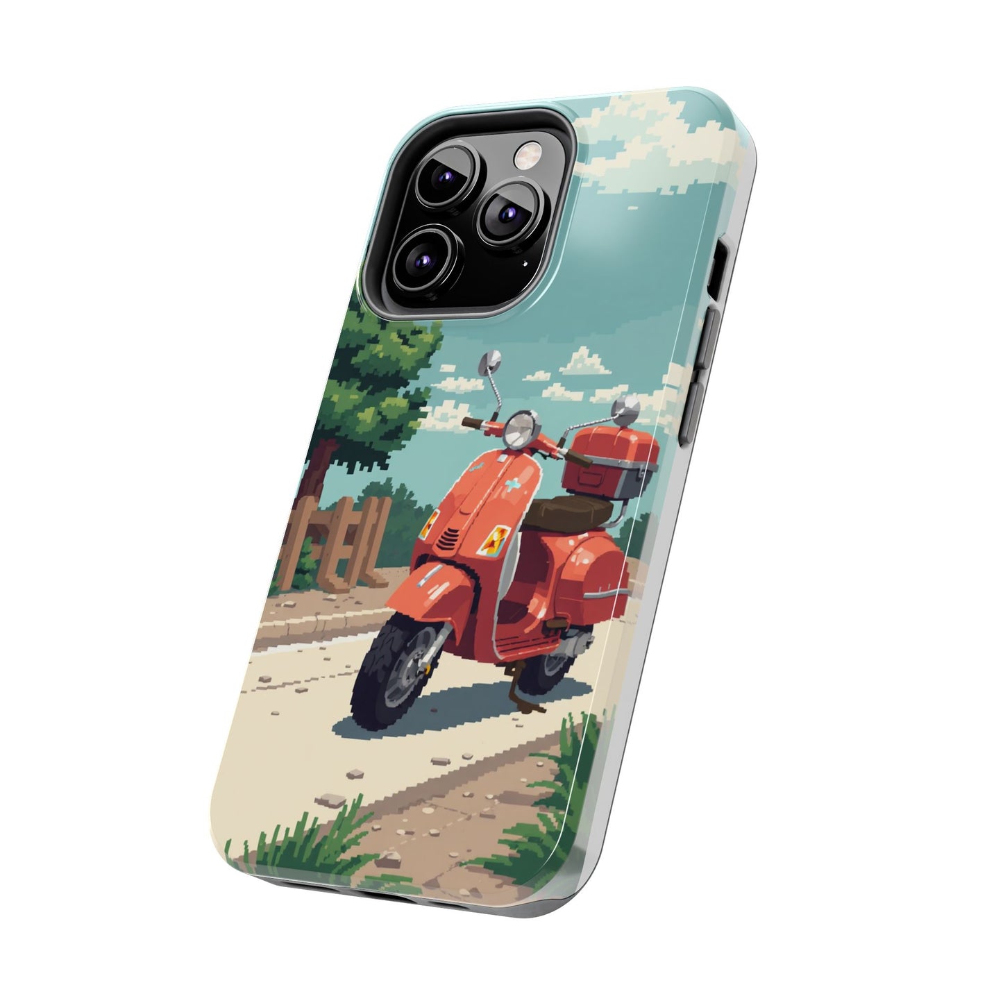 Retro Scooter Phone Case - Tough & Stylish Protection
