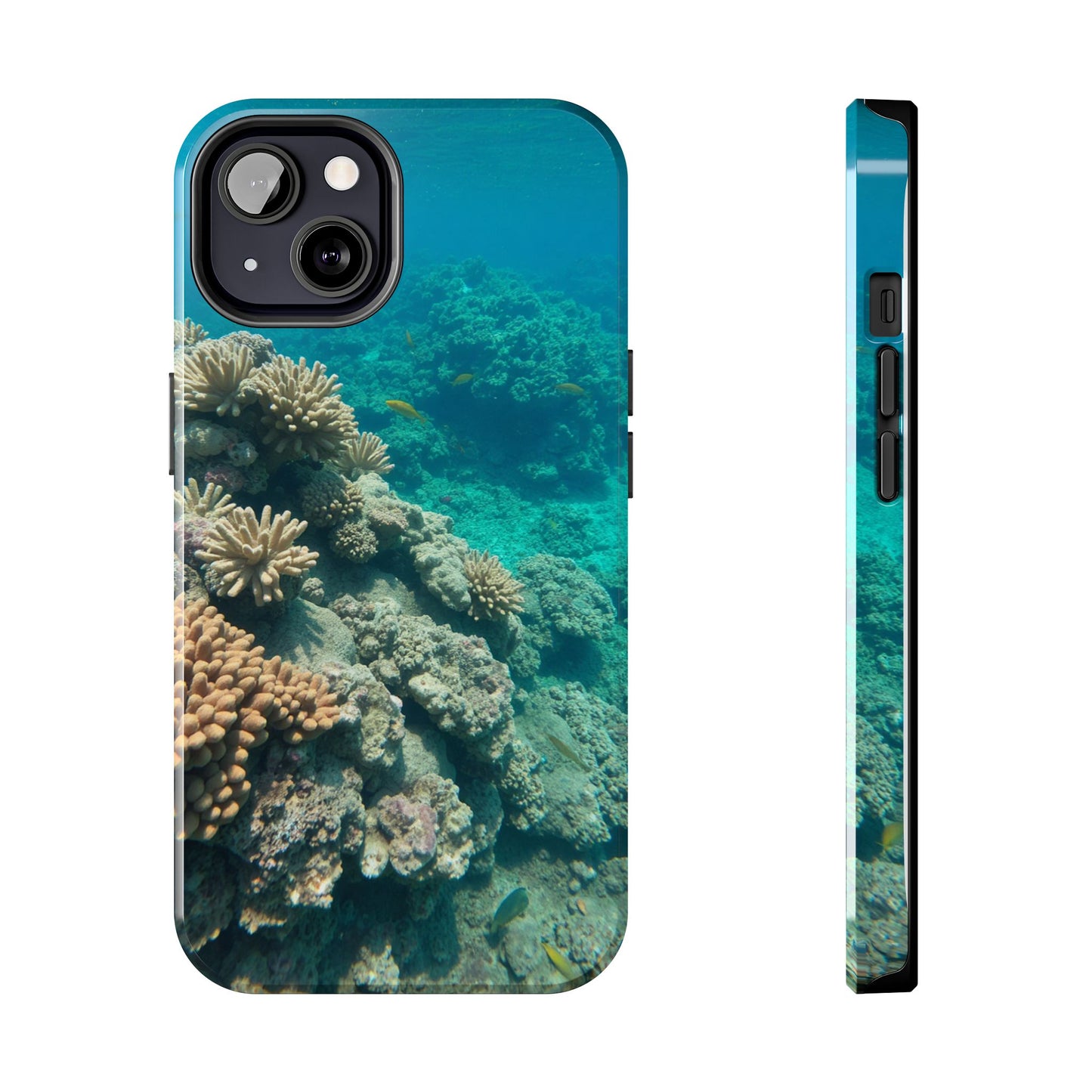 Coral Reef Tough Phone Case - Ocean Vibes Protection for Adventure Lovers
