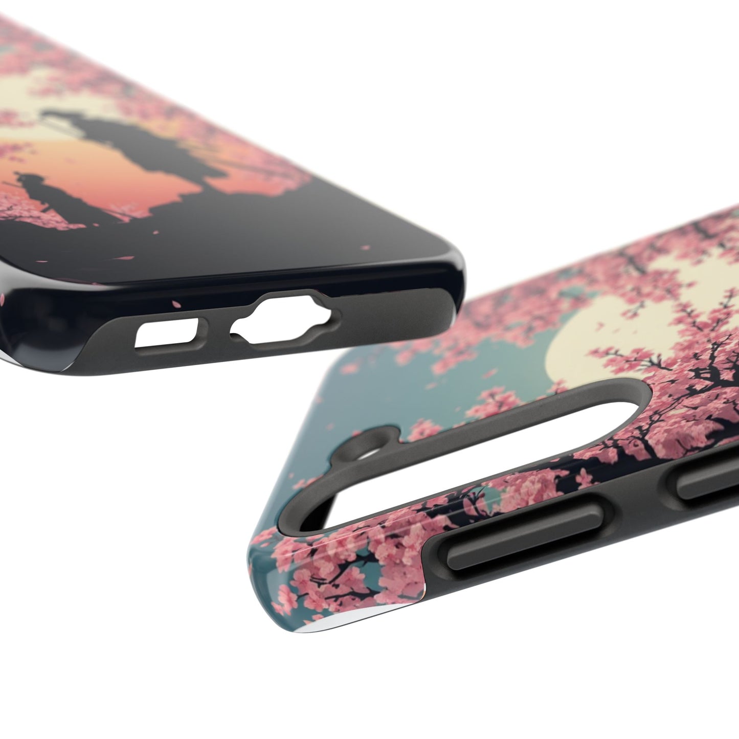 Cherry Blossom Samurai Tough Phone Case