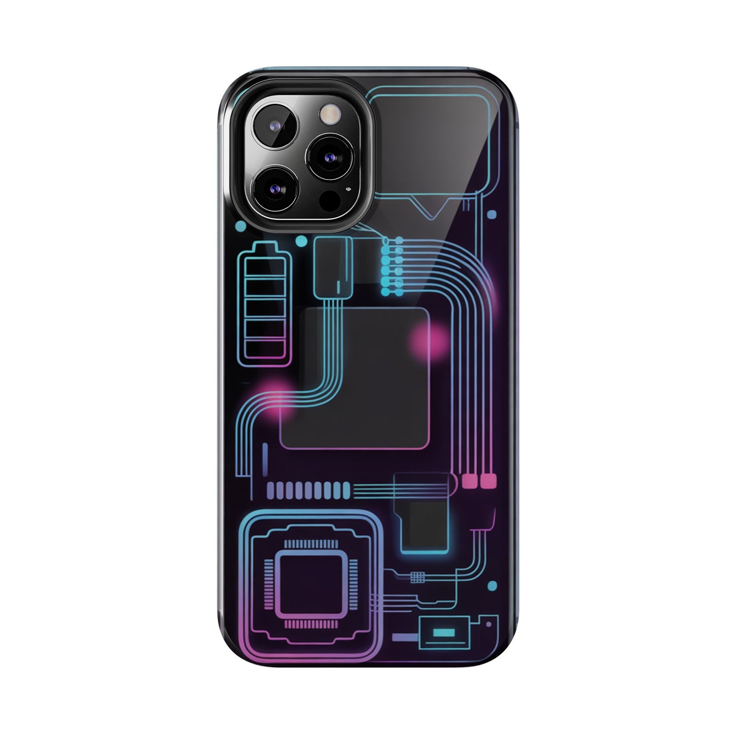 Cyberpunk Circuits Tough Phone Case