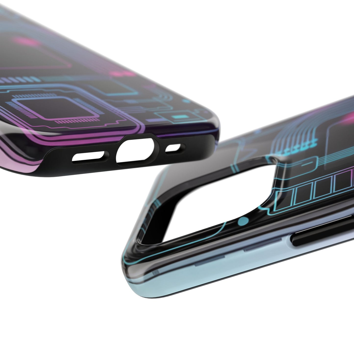 Cyberpunk Circuits Tough Phone Case