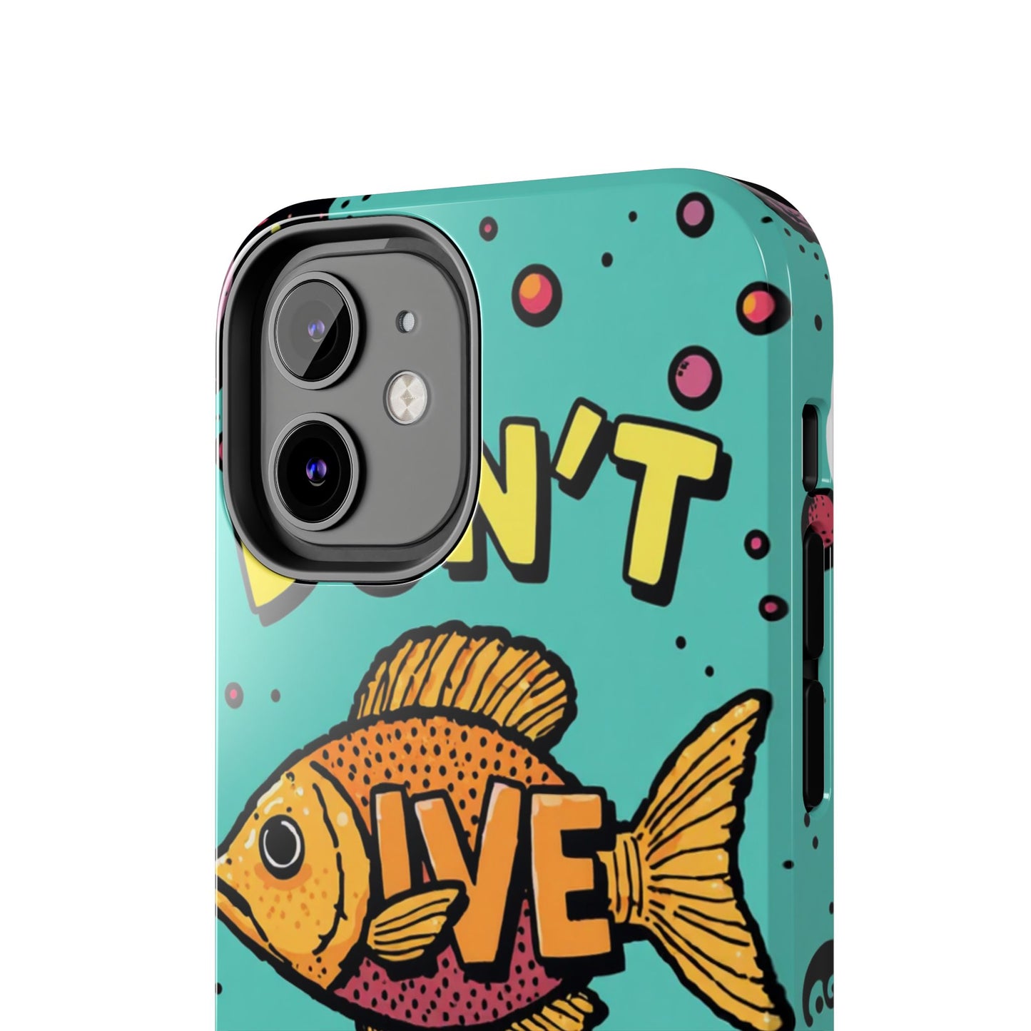 Catchy Fish-Themed Tough Phone Cases, Unique Gift for Fish Lovers, Durable Protection for Phones, Fun Aquatic Design, Ideal for Holidays