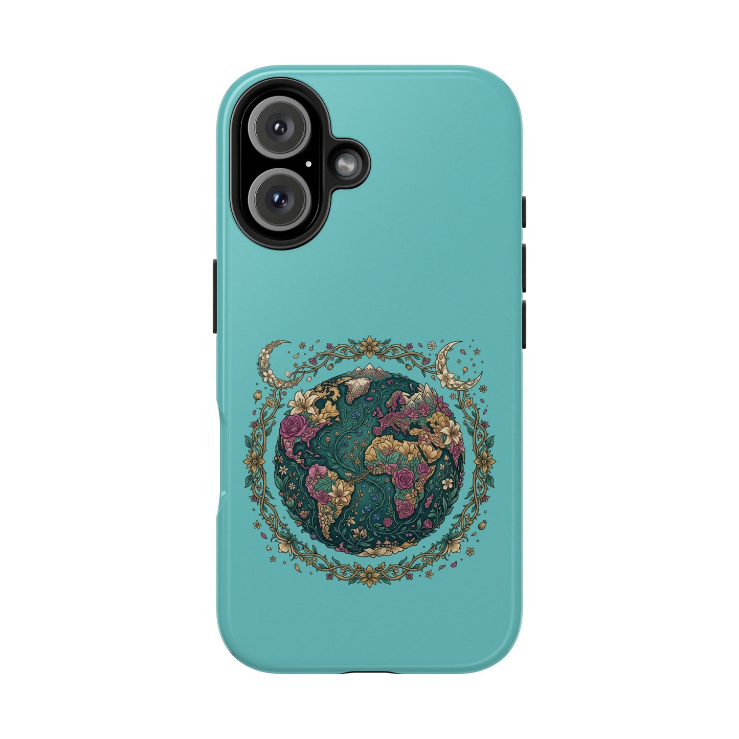 Mystical Floral Planet Phone Case — Tough Protective Phone Case