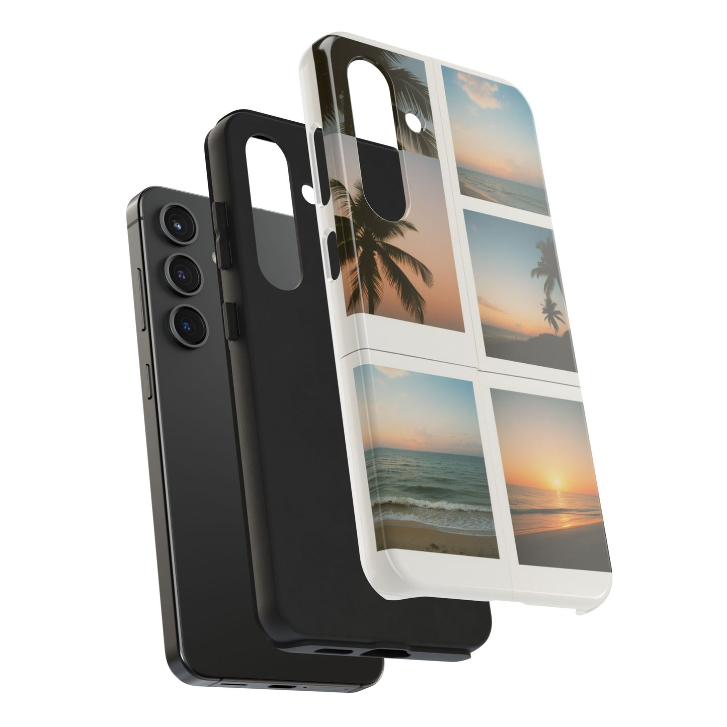 Tropical Sunset Tough Phone Case - Beach Vibes for Summer Adventures
