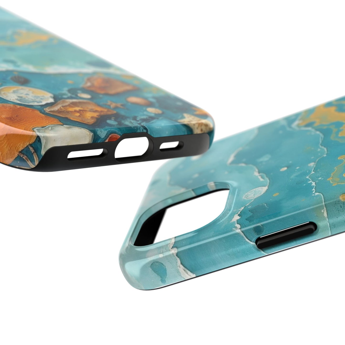Ocean-Inspired Tough Phone Cases - Coastal Beach Vibe, Easy Accessory for Beach Lovers