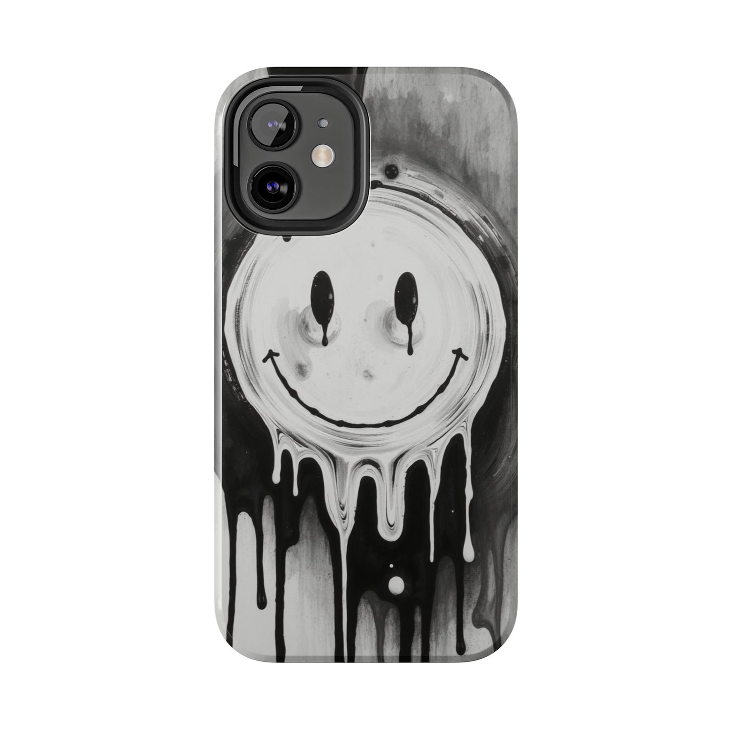 Dripping Smiley Tough Phone Case - Stylish & Durable Protection