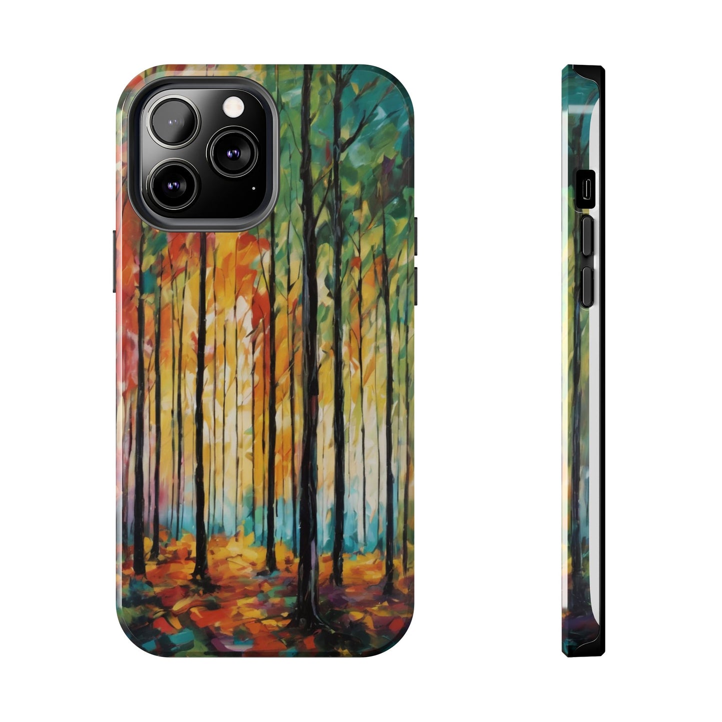 Autumn Forest Tough Phone Case - Colorful Nature Design - for iPhone