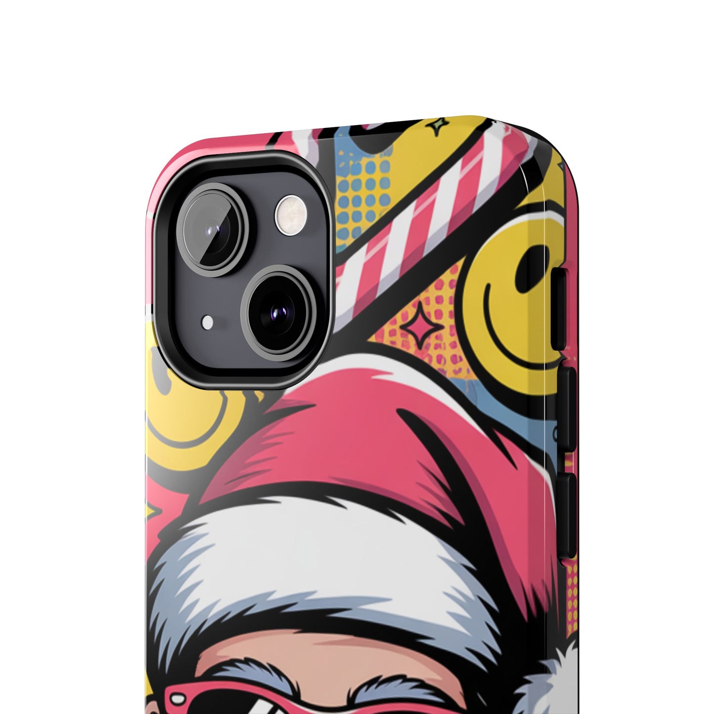 Pop Art Santa Sunglasses Tough Phone Case for Holiday Vibes