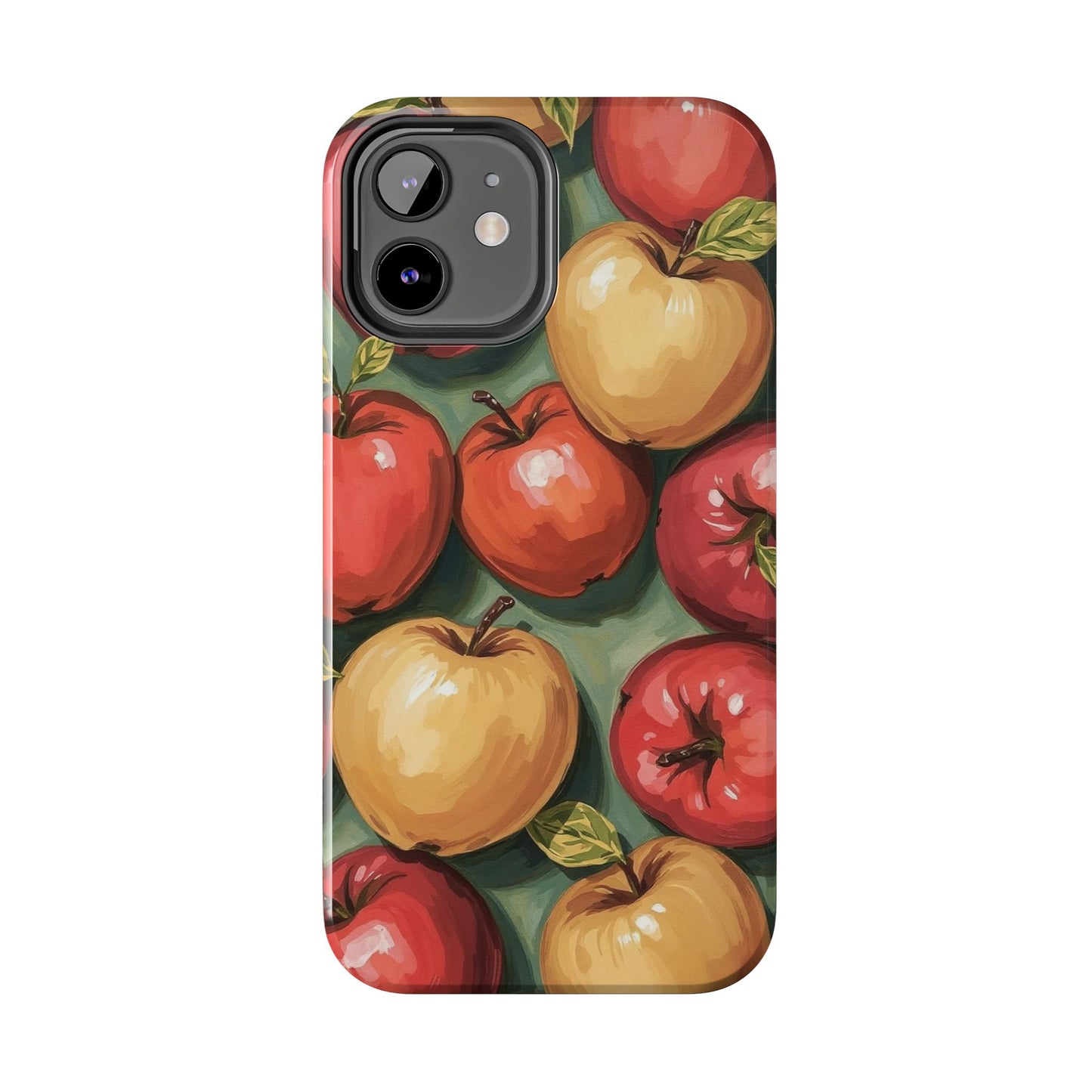 Colorful Painted Apples Art Tough Phone Case - Durable & Stylish Protection - for iPhone