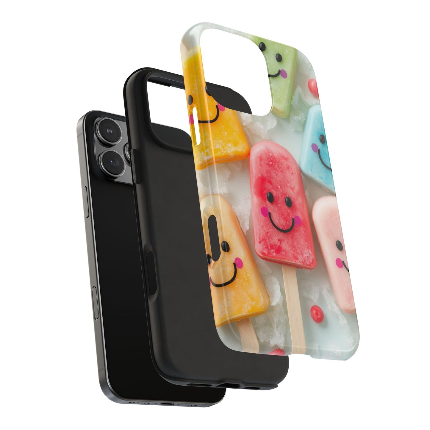 Cute Smile Popsicle Tough Phone Case - Fun Protection for Your Device
