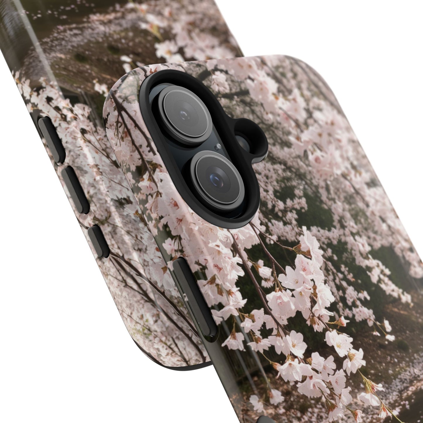 Cherry Blossom Tough Phone Cases - Durable Protection with Floral Serenity