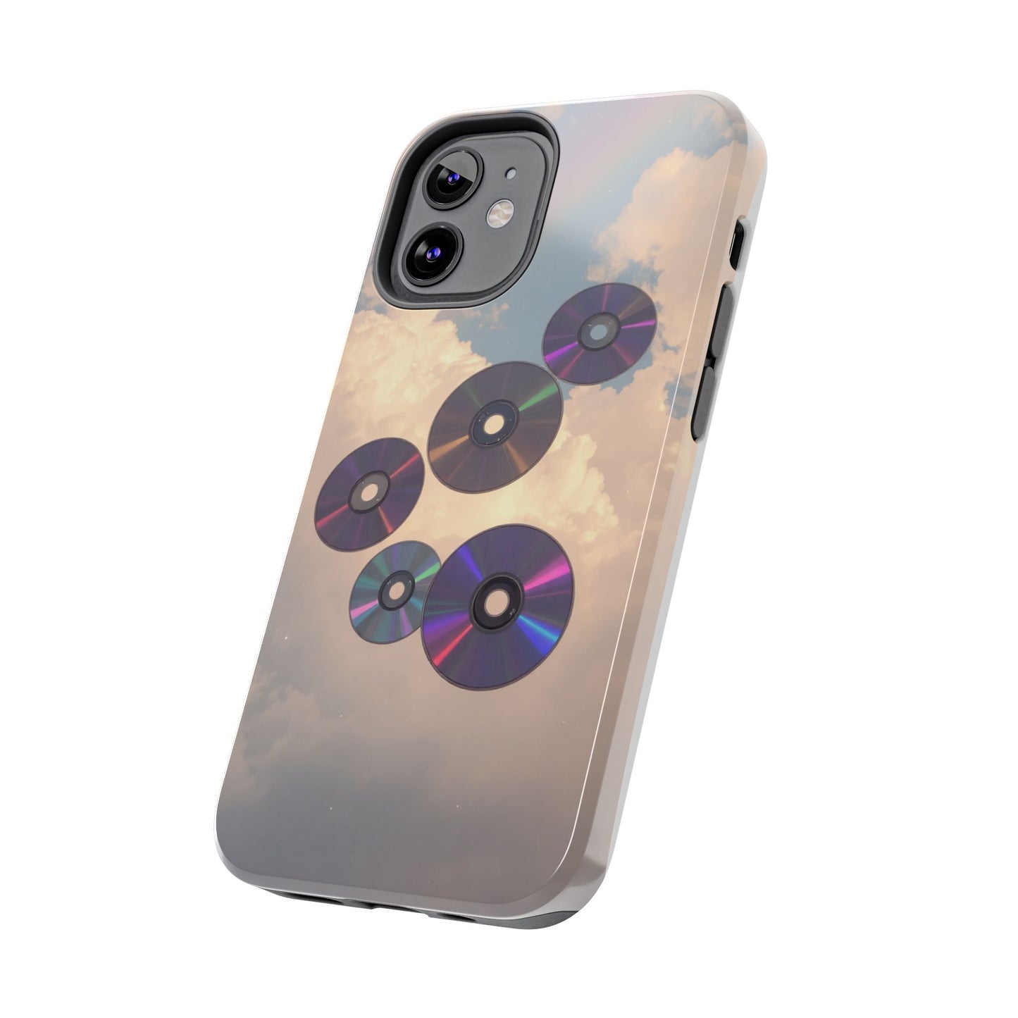 Vibrant Cloud CD Tough Phone Case - Durable and Stylish