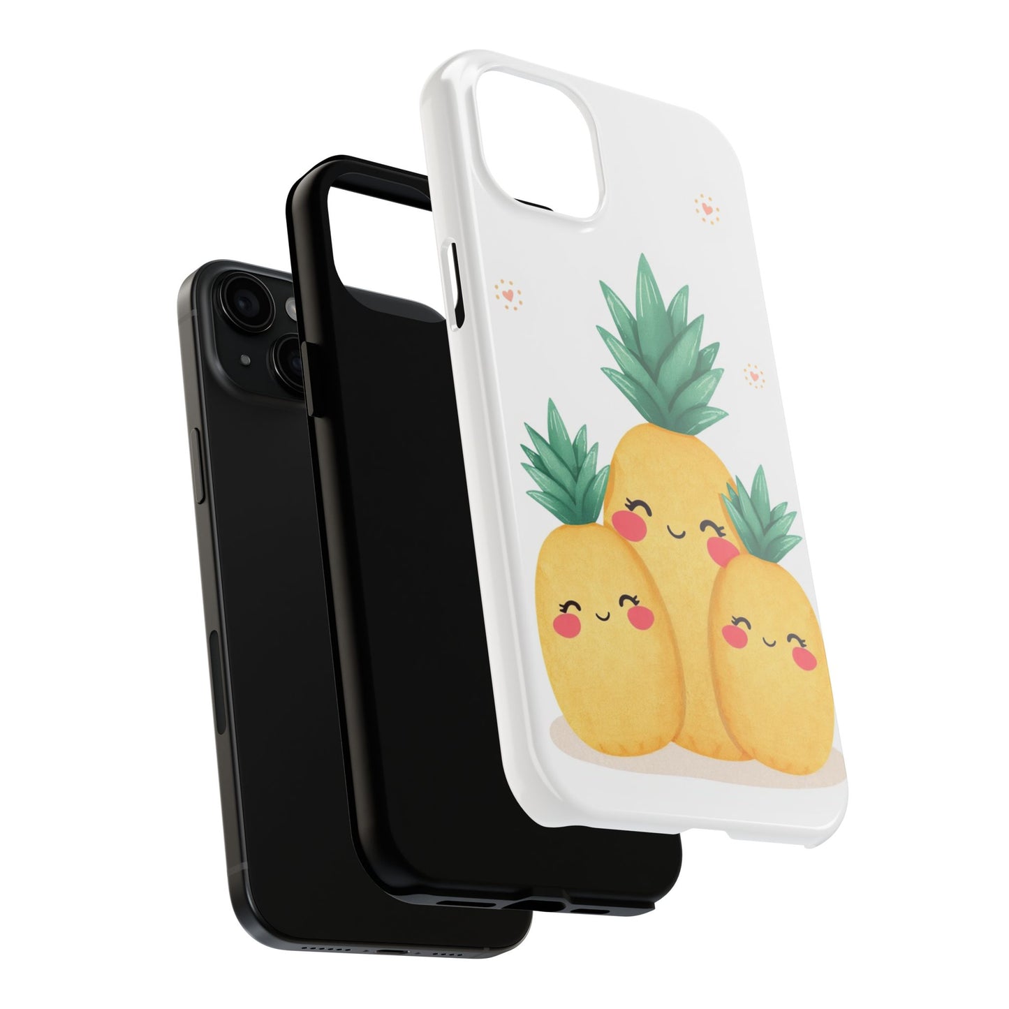 Cute Pineapple Tough Phone Cases | Fun Gift for Pineapple Lovers | Summer Vibes | Durable Phone Protection | Quirky Phone Accessory