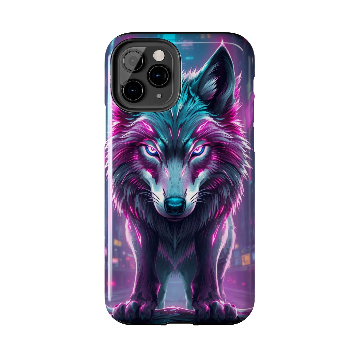 Fierce Wolf Phone Case - Tough & Vibrant Design for Animal Lovers