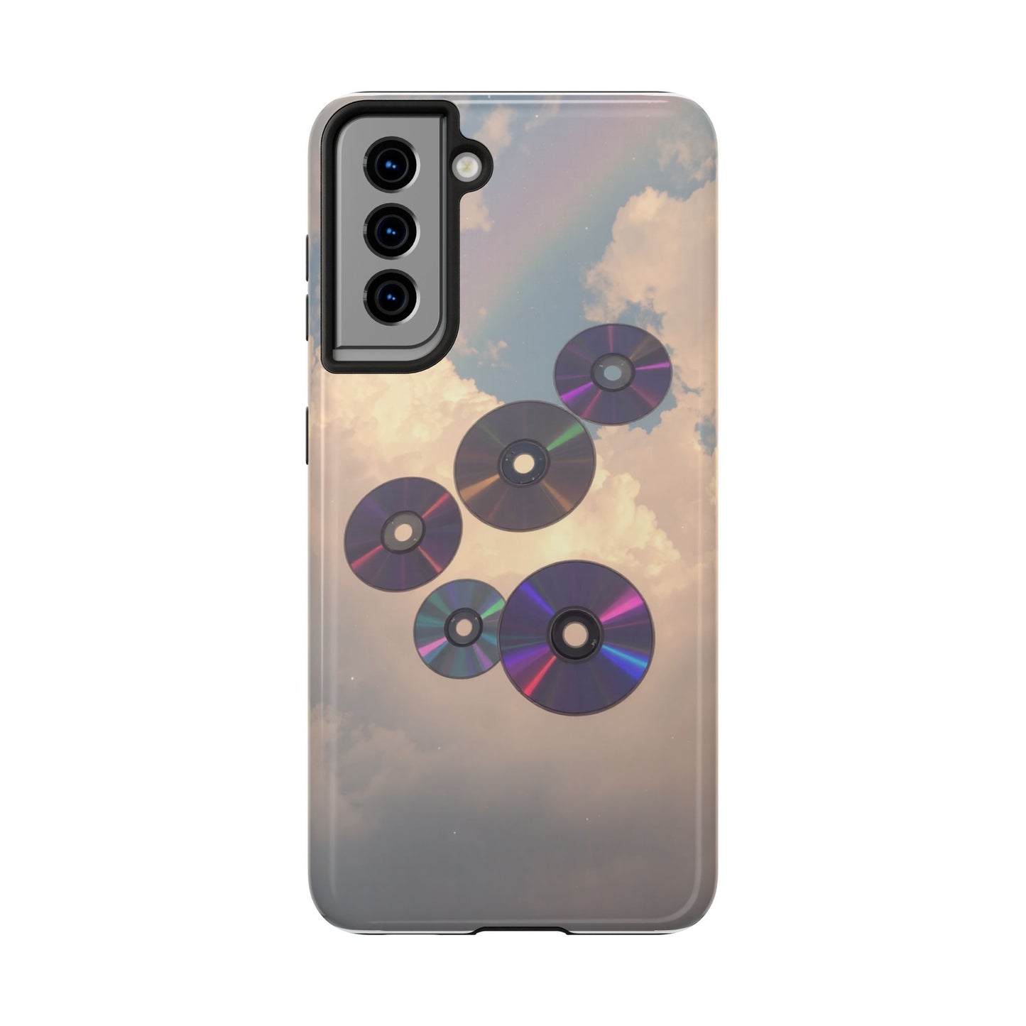 Vibrant Cloud CD Tough Phone Case - Durable and Stylish