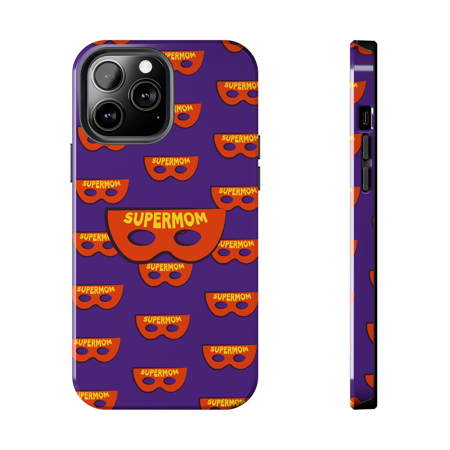 Supermom Tough Phone Case - Durable Protection with Fun Design - for iPhone
