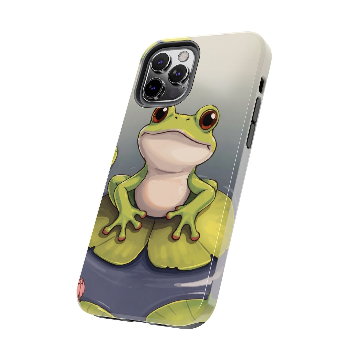 Cute Frog Tough Phone Case - Durable Protection with Nature Vibe