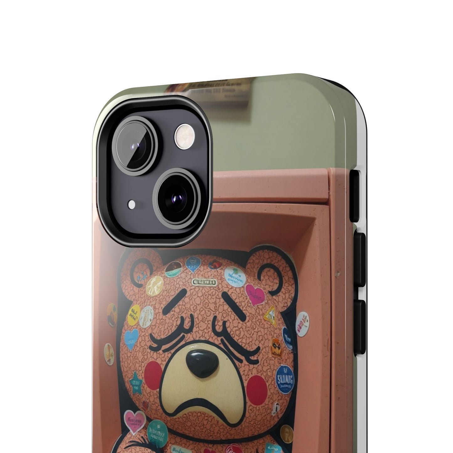 Cute Bear Tough Phone Case - Durable Protection with Fun Design