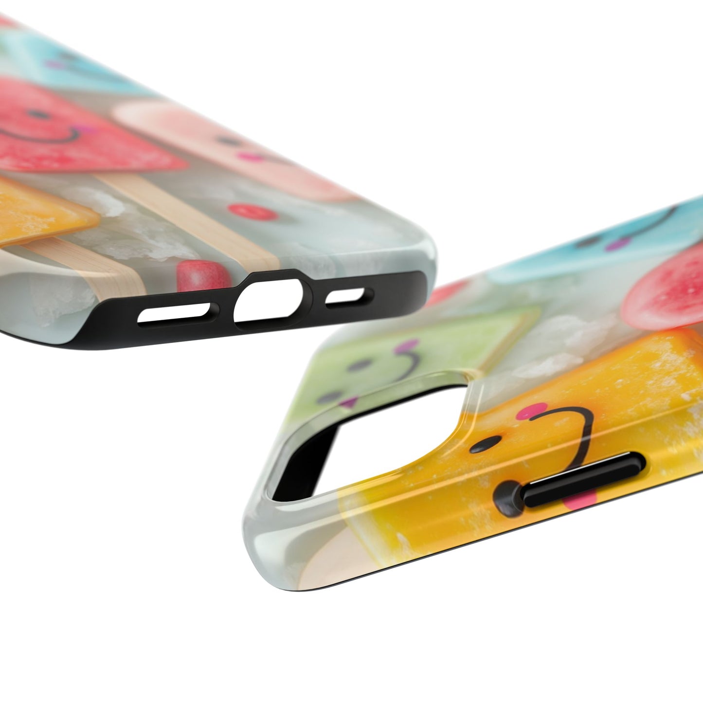 Cute Smile Popsicle Tough Phone Case - Fun Protection for Your Device