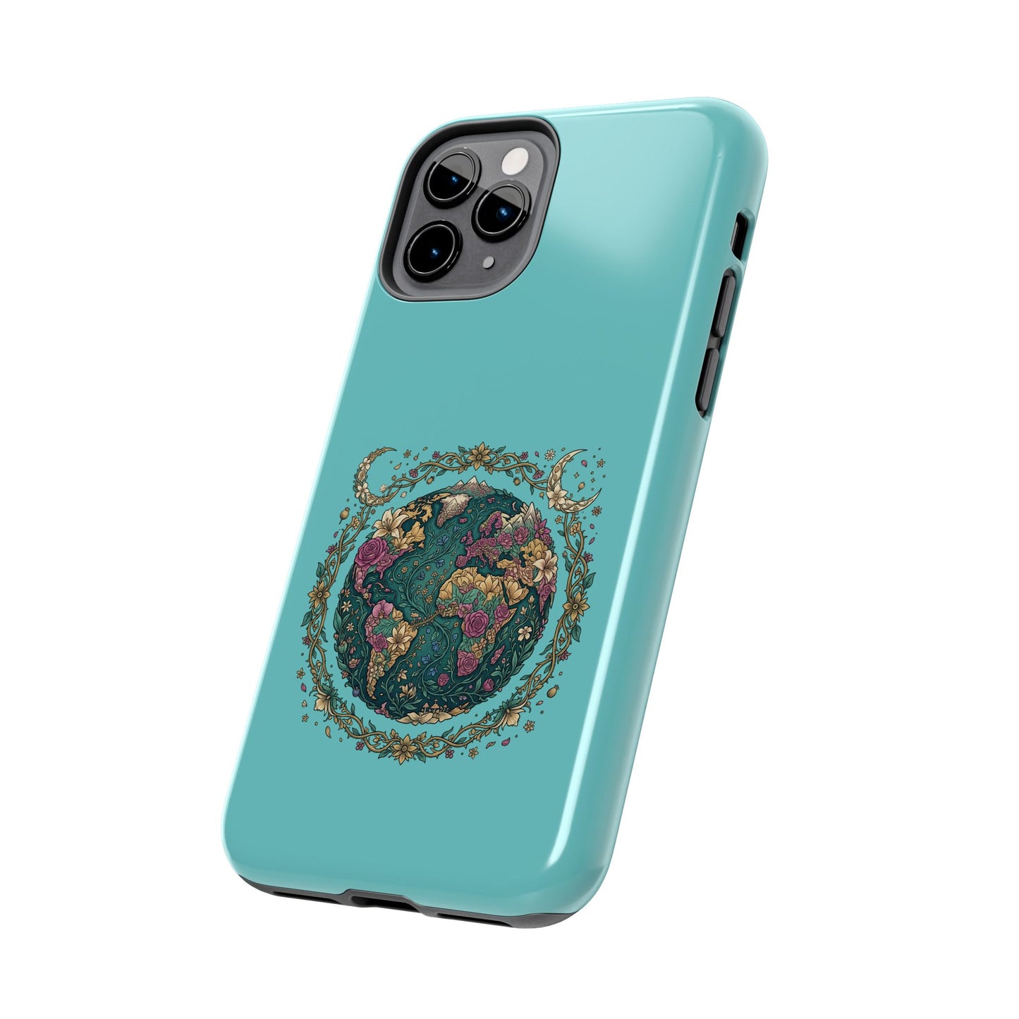 Mystical Floral Planet Phone Case — Tough Protective Phone Case