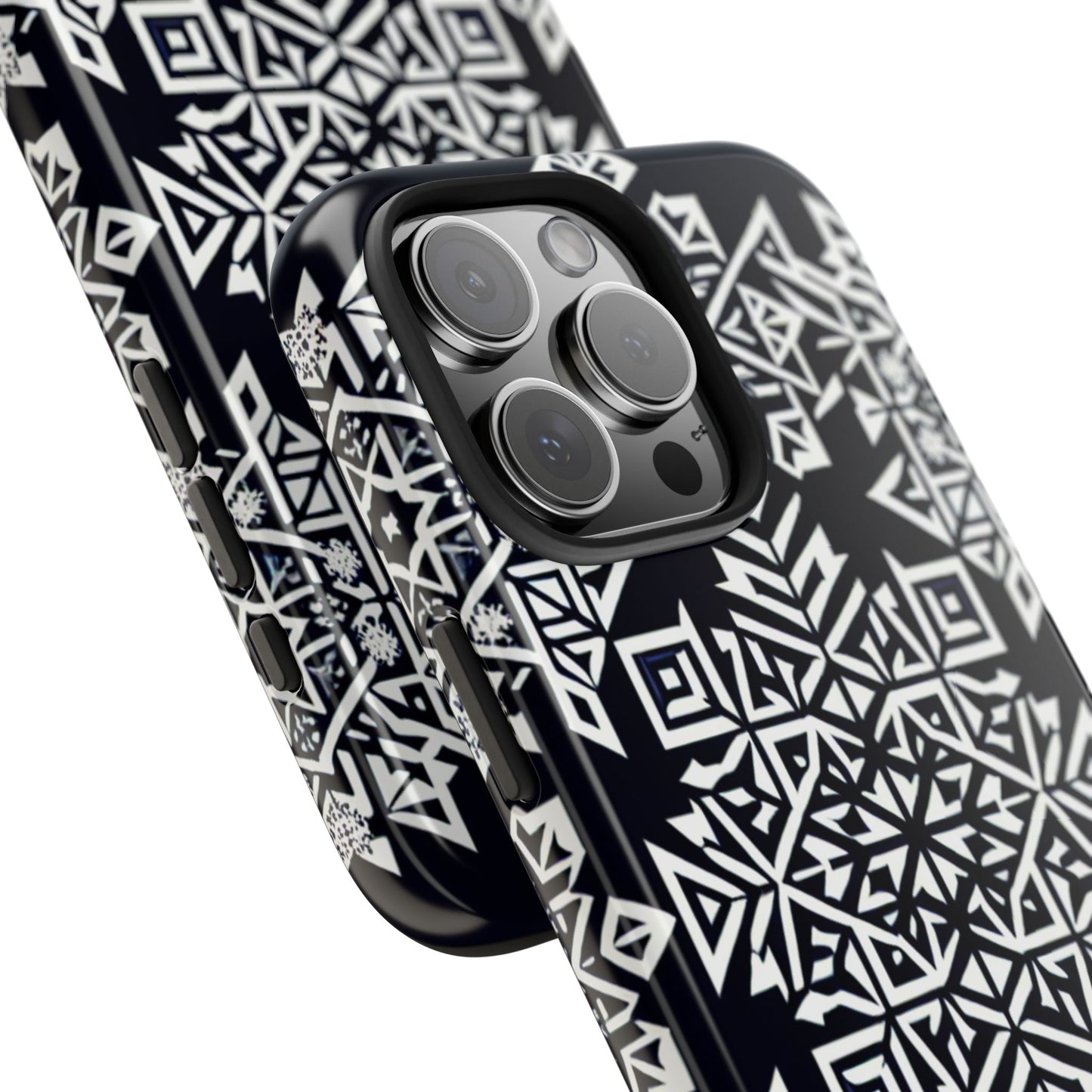 Winter Wonderland Tough Phone Case - Digital Snowflake - for iPhone