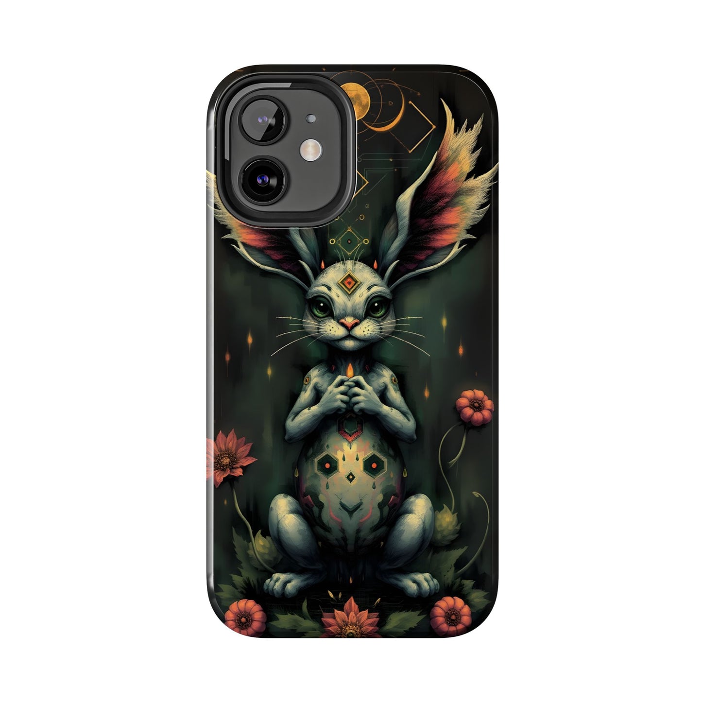 Artistic Rabbit Phone Cases - Unique and Durable Design of Mystical Bunny - for iPhone