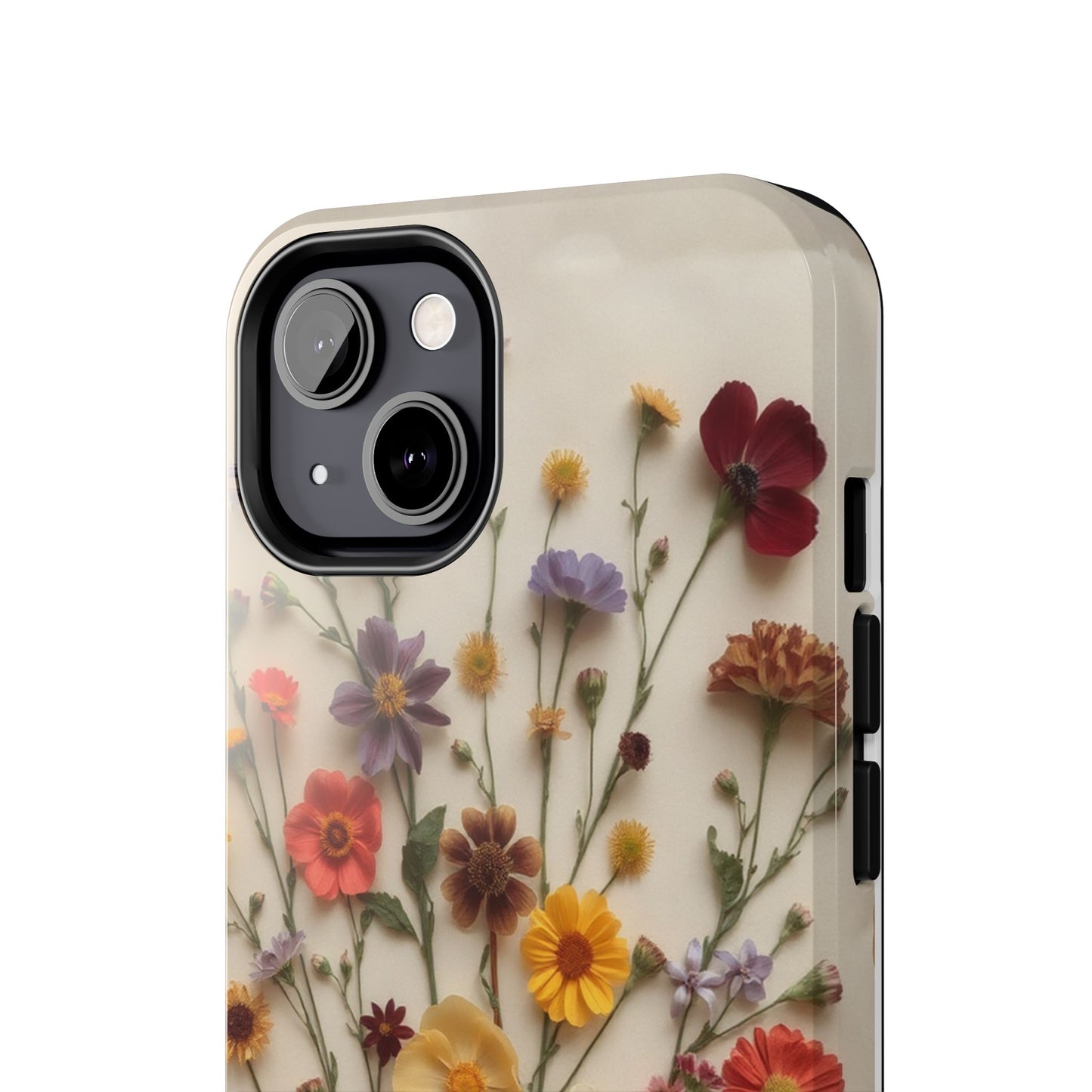 Floral Tough Phone Case - Durable Protection with Nature-Inspired Design