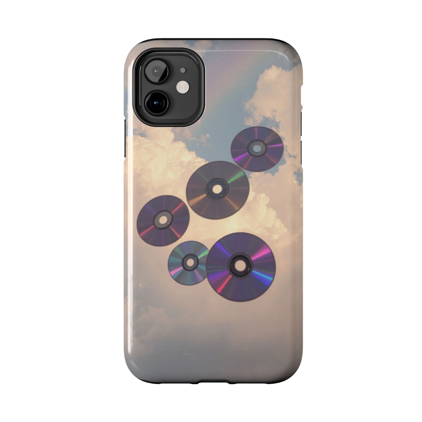 Vibrant Cloud CD Tough Phone Case - Durable and Stylish