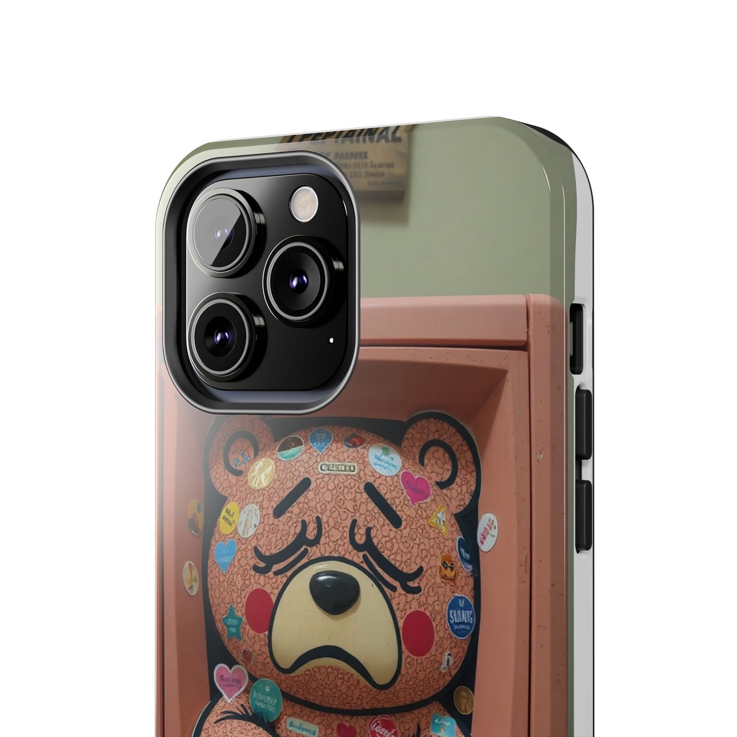Cute Bear Tough Phone Case - Durable Protection with Fun Design