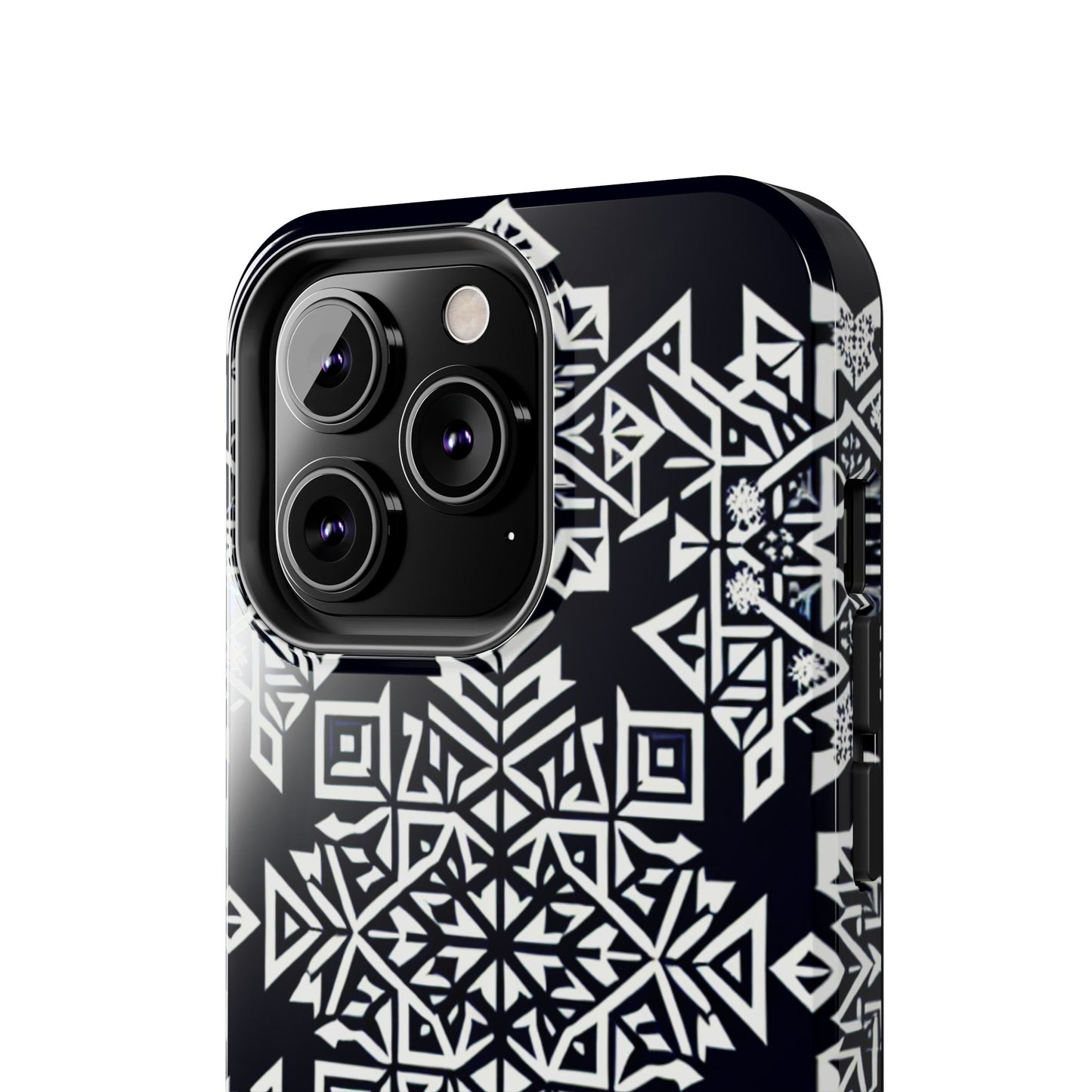Winter Wonderland Tough Phone Case - Digital Snowflake - for iPhone