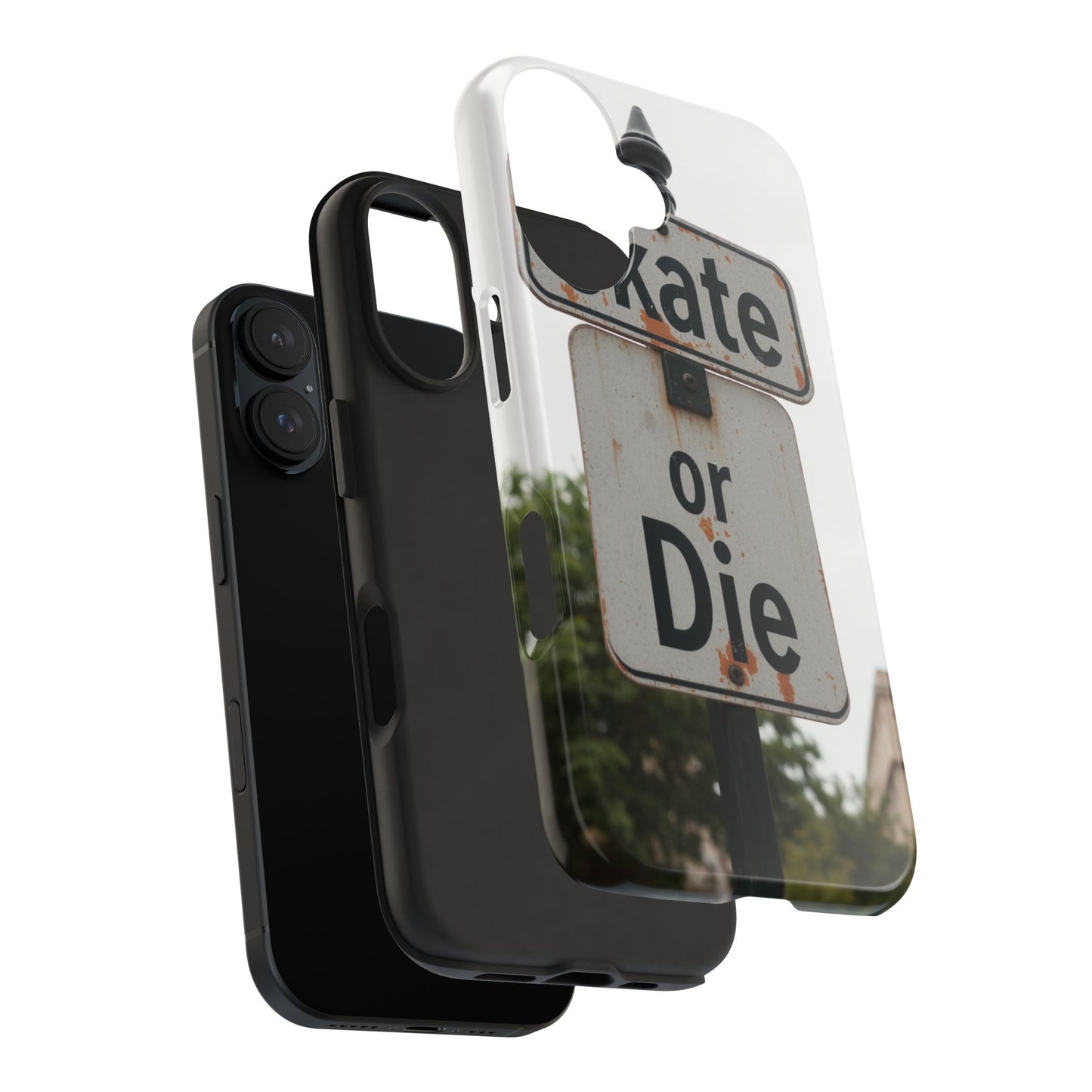 Skate or Die Tough Phone Case - Durable Protection for Skaters