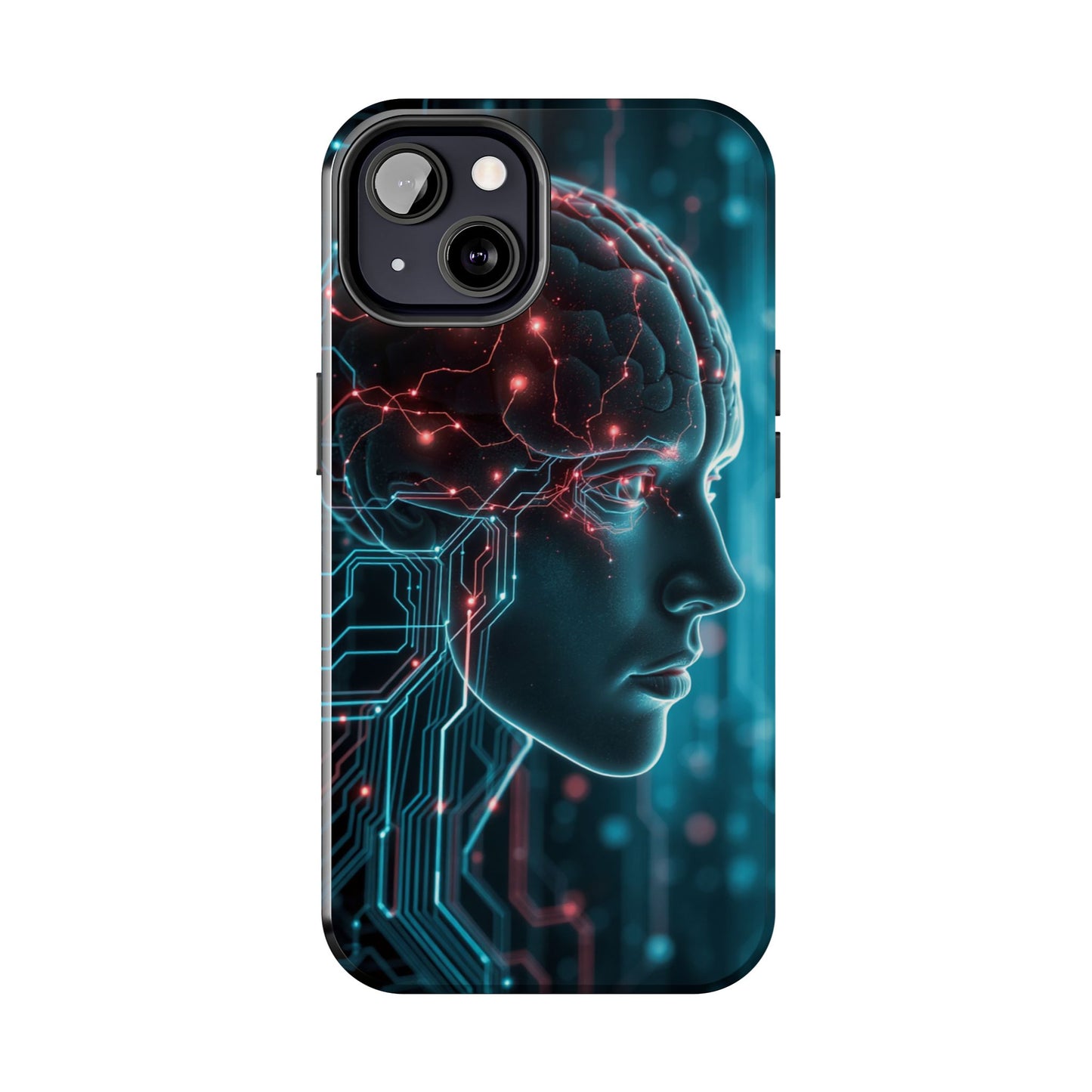 Futuristic Brain Design Tough Phone Case