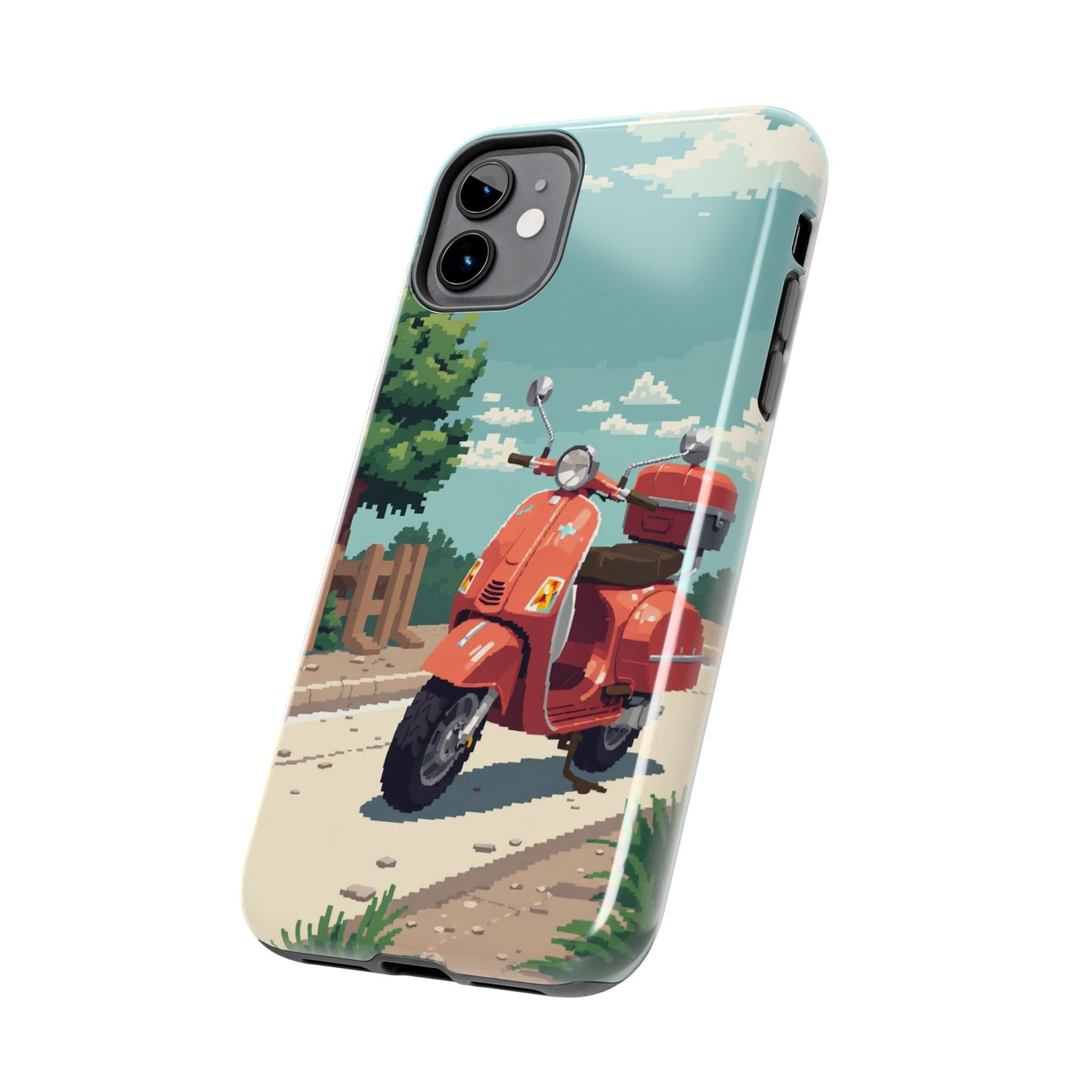Retro Scooter Phone Case - Tough & Stylish Protection