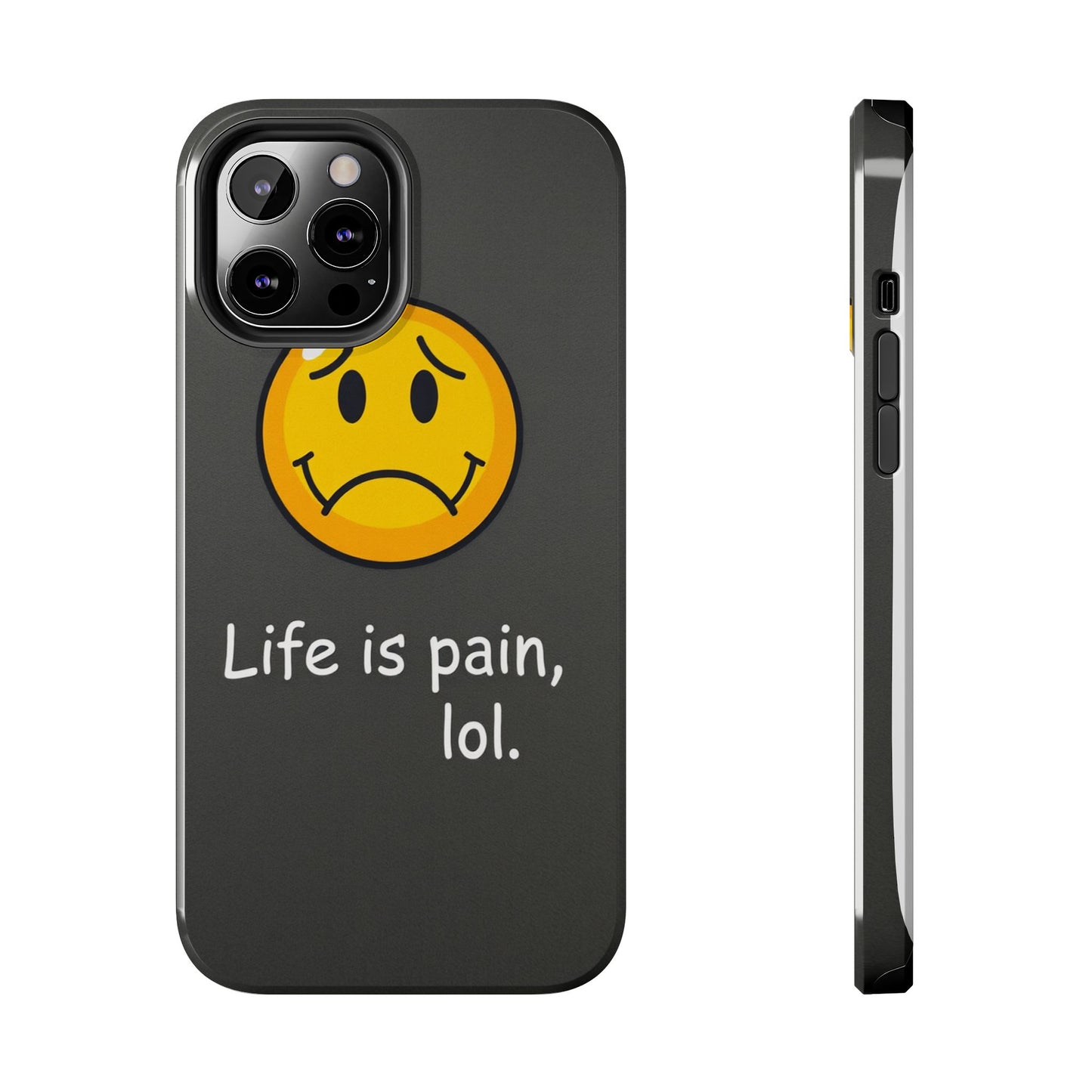 Life is Pain Tough Phone Case - Trendy Design for Smartphone Protection