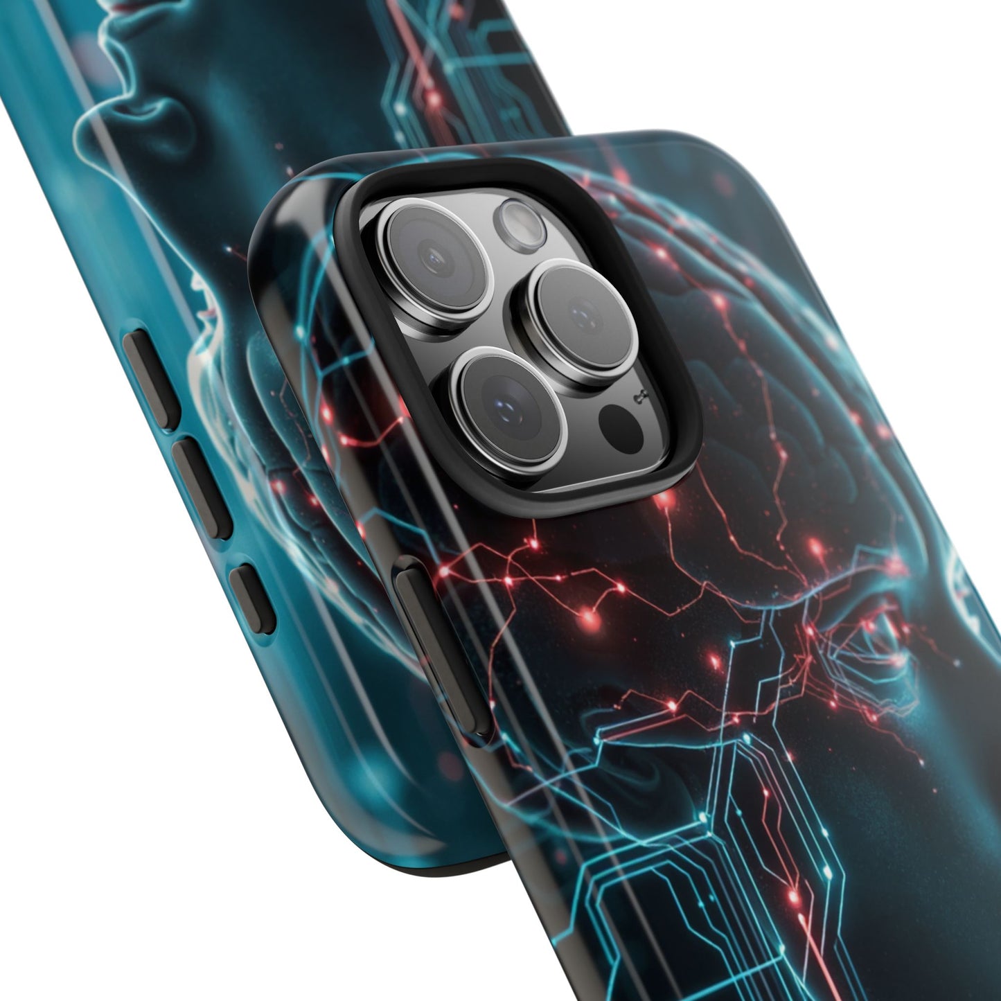 Futuristic Brain Design Tough Phone Case