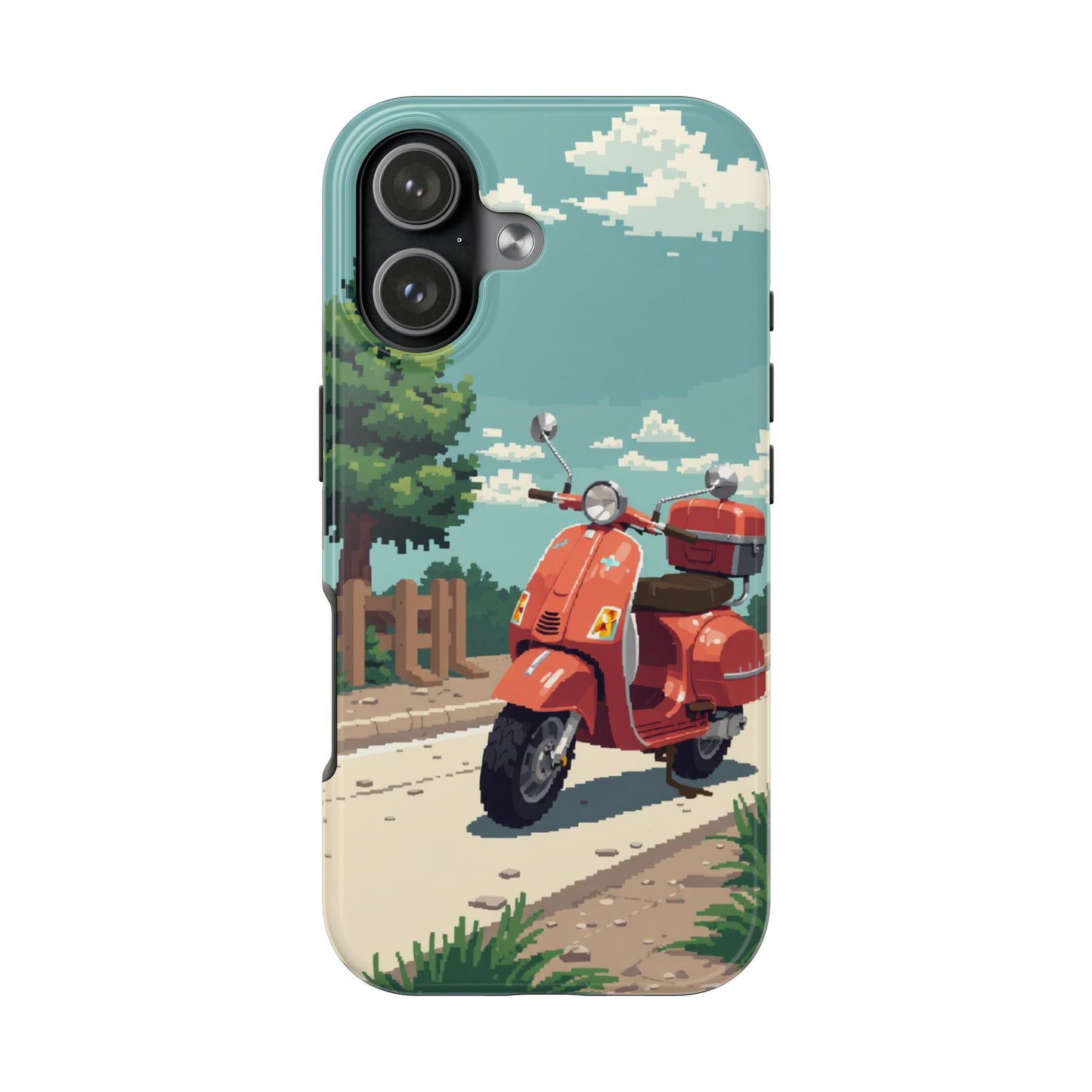 Retro Scooter Phone Case - Tough & Stylish Protection