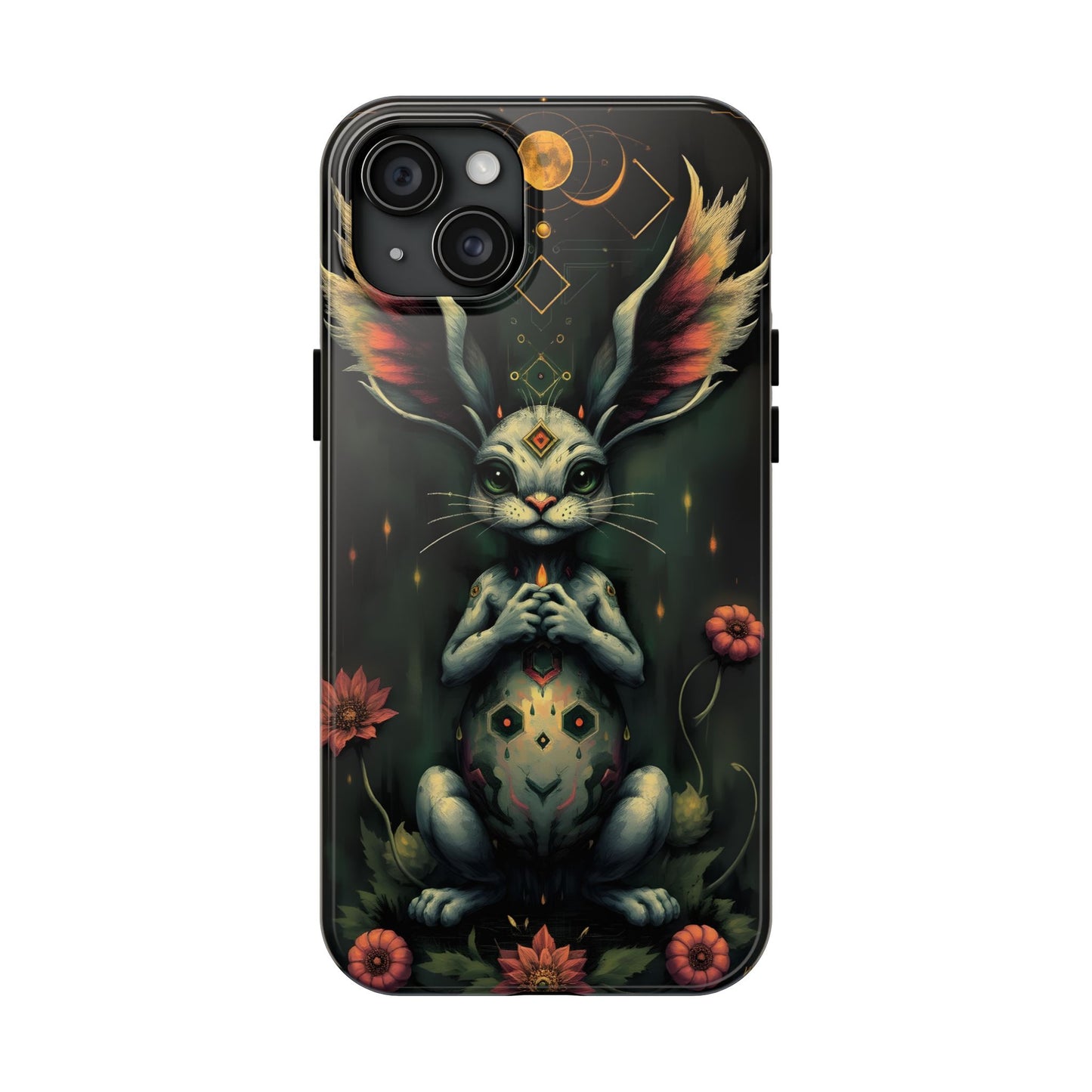 Artistic Rabbit Phone Cases - Unique and Durable Design of Mystical Bunny - for iPhone