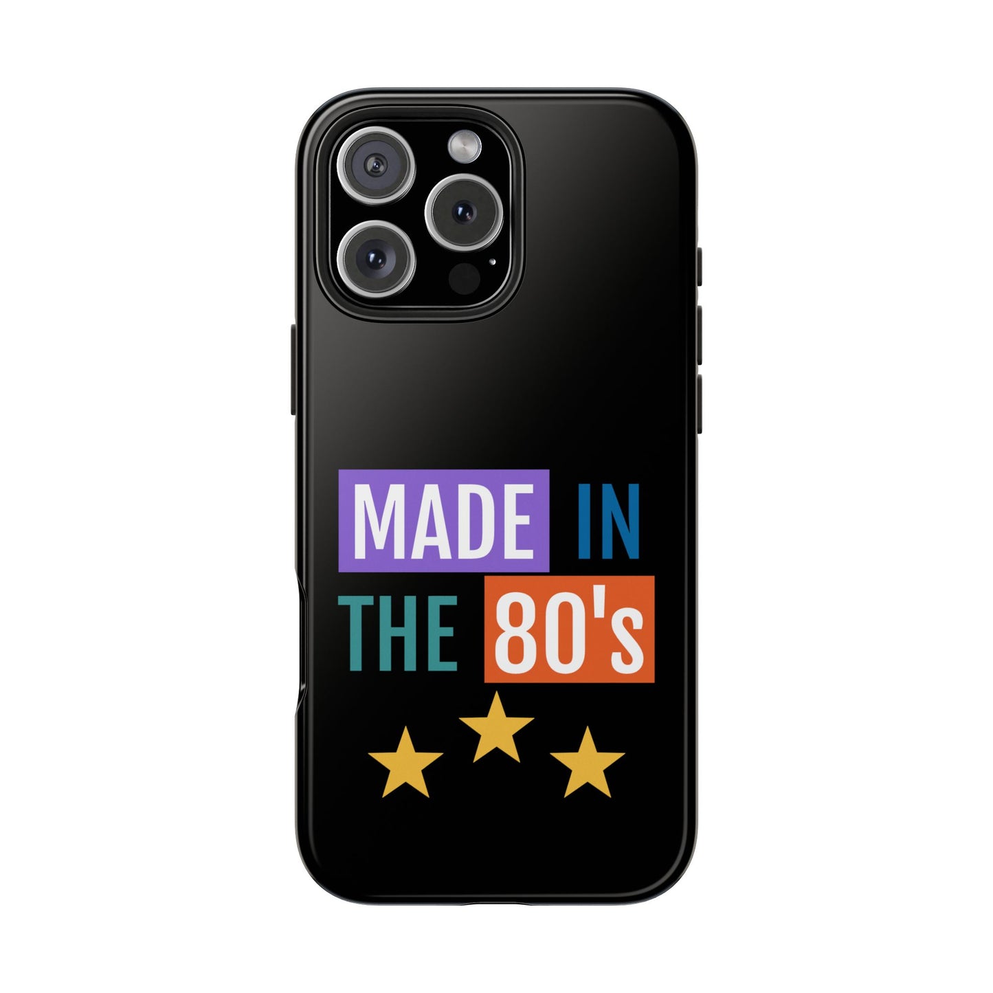 80's Retro Tough Phone Case - Made in the 80's Design