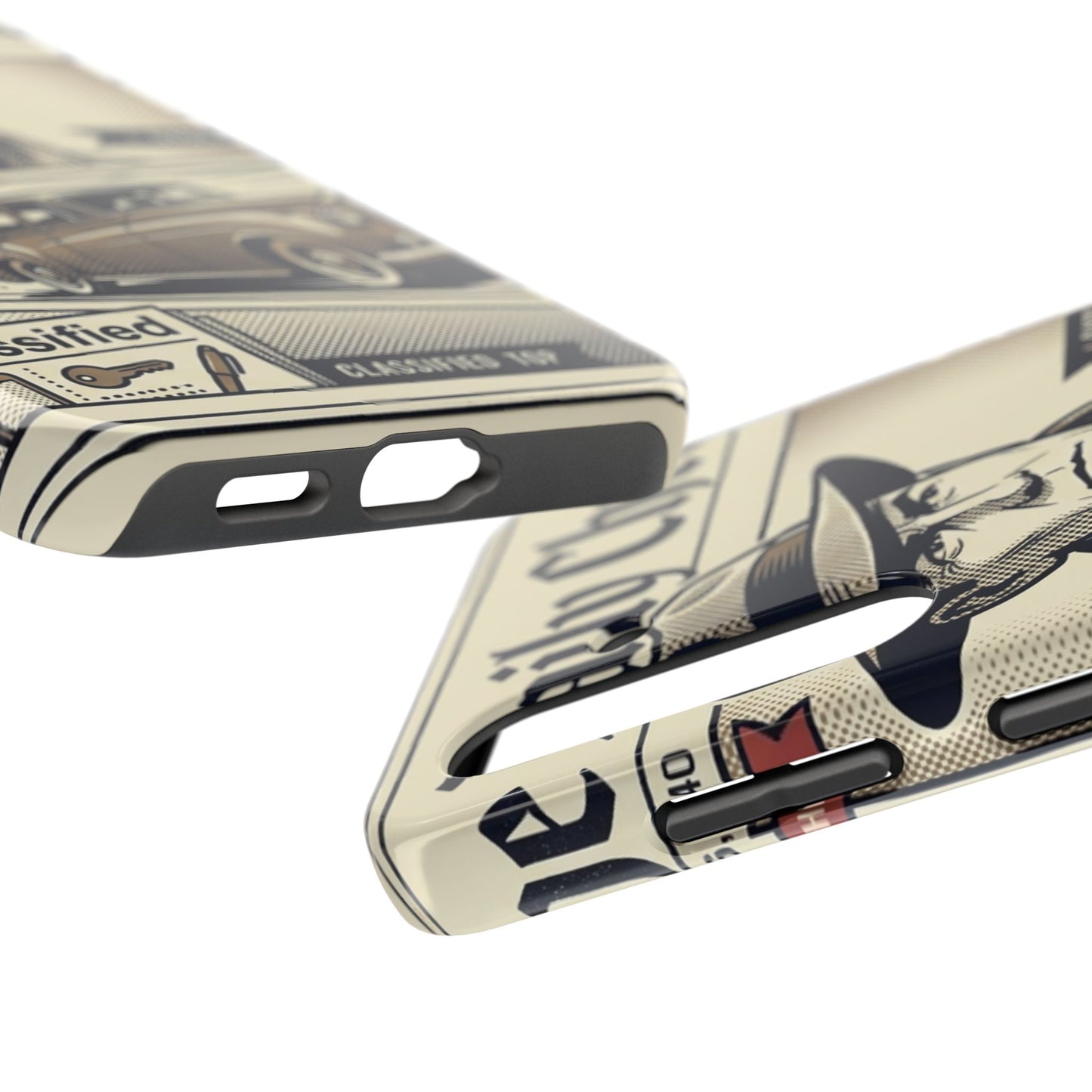 Old Newspaper Tough Phone Case