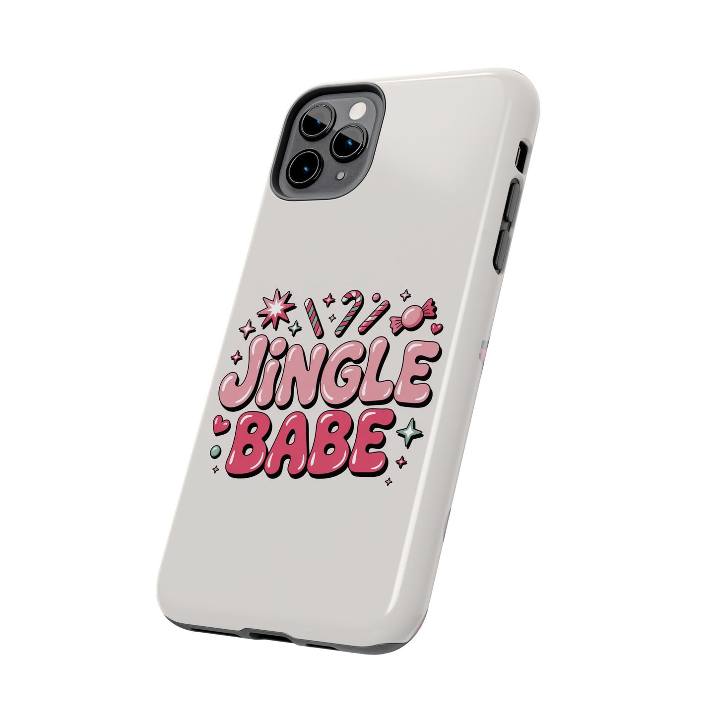 Jingle Babe Tough Phone Case - Festive Holiday Protection for Your iPhone