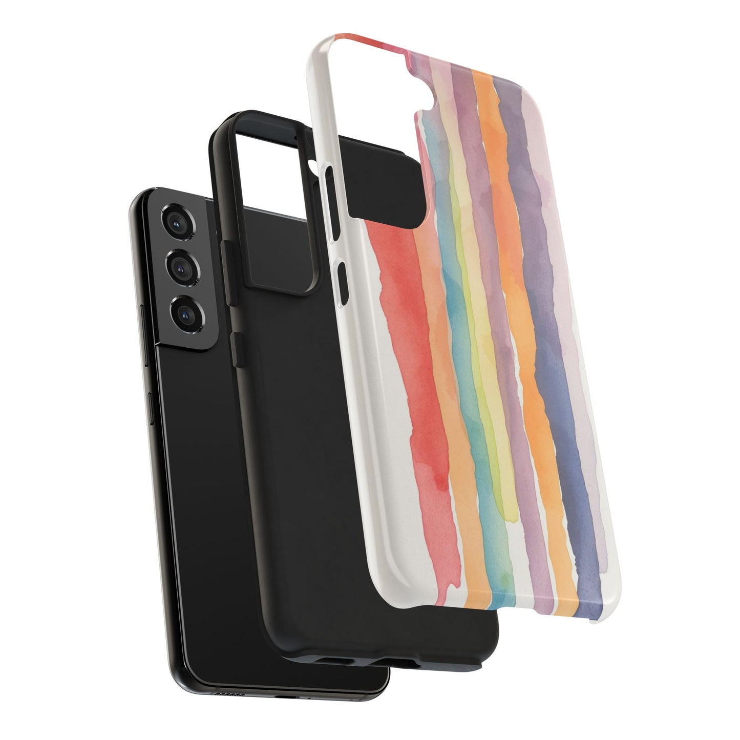 Colorful Watercolor Tough Phone Case - Stylish and Durable Cover for Creative Souls