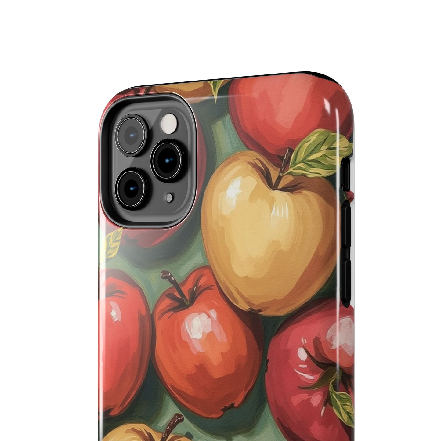 Colorful Painted Apples Art Tough Phone Case - Durable & Stylish Protection - for iPhone